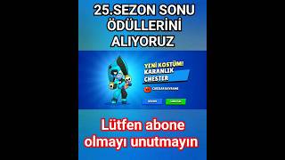 25 SEZON SONU ÖDÜLLERİNİ ALIYORUZ brawl stars brawlstars [upl. by Lyndsie]