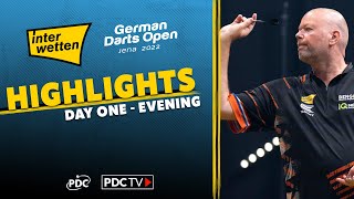 Day One Evening Highlights  2022 Interwetten German Darts Open [upl. by Ainwat105]