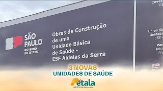 TRÊS NOVAS UNIDADES DE SAÚDE EM SAÚDE [upl. by Maroj]