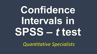 How to Interpret a Confidence Interval in SPSS – Two Sample t Test [upl. by Aileme575]