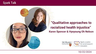 Qualitative Approaches to Racialized Health Injustice  Spark Talk [upl. by Jaco]