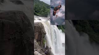 Bahubali Shooting Location Kerala  Athirappilly Water Falls shorts kerala waterfall bahubali [upl. by Aivital36]