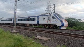 First Inaugural Run Kolhapur Pune Vande Bharat Express [upl. by Monjan675]