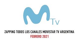 Zapping Movistar TV Argentina  Grilla de canales  20 de febrero del 2021 [upl. by Oniluap]