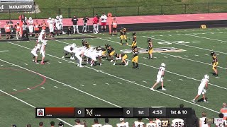 Highlights  ESU Football at Millersville [upl. by Rorrys]