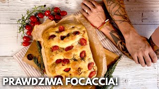 Domowa FOCACCIA na wizytę gości Przepis petarda  WegeTuba [upl. by Brocklin947]