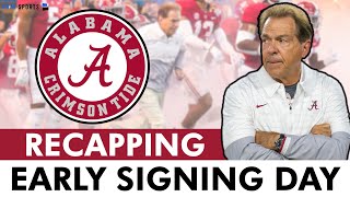 Alabama Football Recruiting News Nick Saban Pulls Off Flips amp Signings  Early National Signing Day [upl. by Kuth]