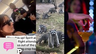 Woman Kicked Off Plane Raccoons Swarm YardWoman Drugged At Boston Bar  More [upl. by Schiro813]