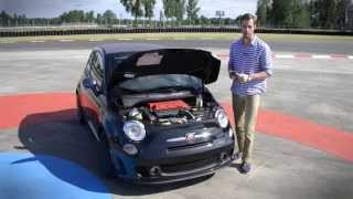 Fiat 500 Abarth Cabrio review [upl. by Notgnillew590]