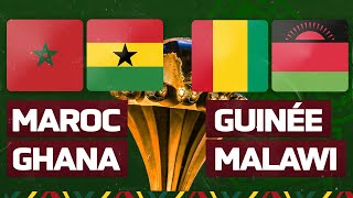 🔴🎥 Match LiveDirect  MAROC  GHANA 🇲🇦 🇬🇭  GUINEE  MALAWI 🇬🇳 🇲🇼  Groupe C  CAN 2022 [upl. by Melvina120]