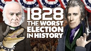 1828 The Worst Election in History  Andrew Jackson VS John Quincy Adams [upl. by Brackely]