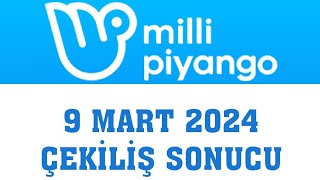 Milli Piyango Çekiliş Sonuçları 9 Mart 2024 [upl. by Suhpesoj]