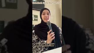 Iblis Jin Syetan  Ustadzah Syifa Nurfadhilah ceramah1menitmenyentuhhati [upl. by Helsell]