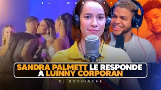 El Beso de Dj Adonis y Caroline Aquino amp Sandra Palmett le responde a Luinny Corporan  El Bochinche [upl. by Ydrah143]