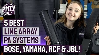 Top 5 Best Column Array PA Systems  Portable Sound Systems For Bands DJs amp Events [upl. by Analah]