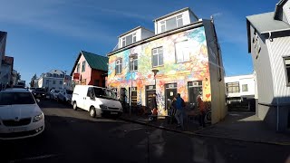 Walk Through Reykjavik Iceland  GoPro [upl. by Englebert492]