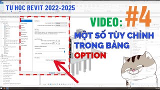 Một số tuỳ chỉnh bảng Option cần biết trong Revit 2025 [upl. by Harol]