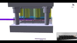 Troquel con matriz progresiva 33 Catia DEDUCETU [upl. by Syramad]