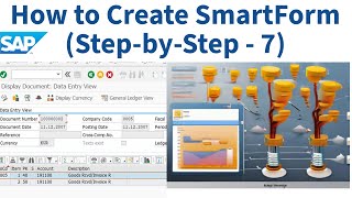 How to create SmartForms in SAP ABAP Project StepbyStep  7 [upl. by Aecila]