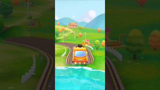 Cartoon bus jump games funny youtubeshorts [upl. by Kooima523]