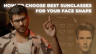 FIND YOUR PERFECT MATCH HOW TO CHOOSE SUNGLASSES FOR YOUR FACE SHAPE  INDIAN MEN  IN HINDI [upl. by Nalyk]