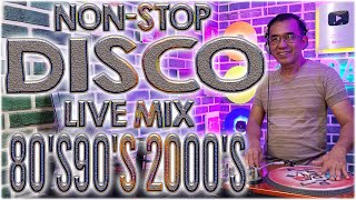 NONSTOP DISCO LIVE MIX  80S 90S 2000S  06 DjDARY ASPARIN [upl. by Enelyw]