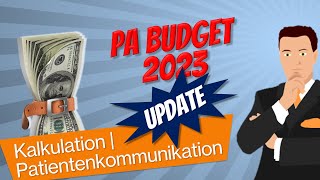 UPDATE PA Budgetierung 2023 GKVFinanzstabilisierungsgesetz für ZahnärzteSO läuft Deine PA trotzdem [upl. by Adnirolc]