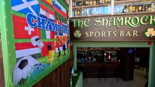 Tenerife  The Shamrock Another Newly Opened Sports BarLos Cristianos [upl. by Baalman3]