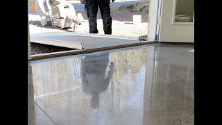 Concrete Polishing From Start To Finish  10 Step Grind [upl. by Ailemaj890]