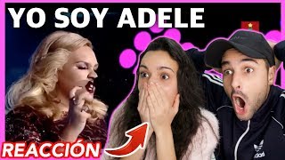 YO SOY ADELE  ROLLING IN THE DEEP😱 Ganadora 2018 REACCIÓN [upl. by Llenel]