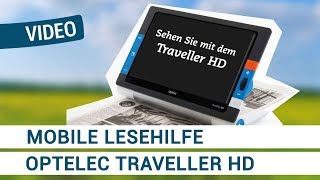 Optelec Traveller HD  Extra große mobile Lesehilfe [upl. by Shatzer]