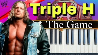 Wwe Triple H Theme Song  Triple H The Game Drum Cover  The Game Triple H Piano  Triple H Entrance [upl. by Llennahc558]