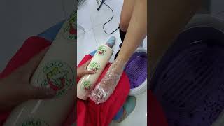 Foot PARAFFIN WAX treatment PCISTmanggahan [upl. by Kendricks806]