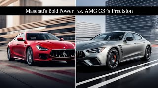 Maserati Quattroporte vs AMG GT 63 The Ultimate Sedan Battle [upl. by Ecirtahs556]