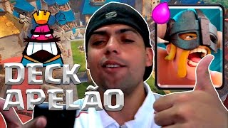 Deck apelão com Bárbaros de Elite  Clash Royale [upl. by Sorvats30]