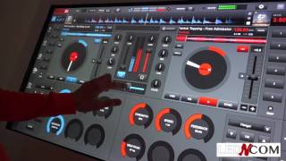 MIXER AVEC UNE TABLE TACTILE amp VIRTUAL DJ by Djeff E Led and Com Vente amp Location [upl. by Trefler170]