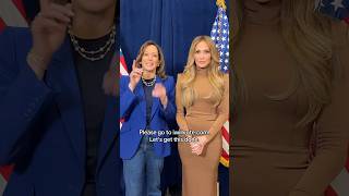 Jennifer Lopez 🇵🇷 Kamala Harris jlo jenniferlopez kamalaharris [upl. by Roye]