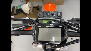 KTM 2022 350 EXCF Light ADV Build Progress Wiring tips Trail Tech and Moto Minded Goodies [upl. by Inuat]