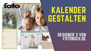 Fotokalender gestalten – mit Familienplaner  Neue Funktionen der fotobuchdeSoftware [upl. by Revart476]