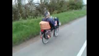 Pashley PDQ recumbent bicycle on an English country lane [upl. by Enieledam840]