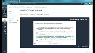 Module 13 Knowledge Check Solved 100 AWS Cloud Architecting [upl. by Norraf]