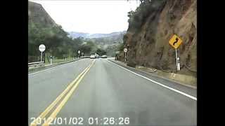 Imprudencia en la carretera Via BogotaVillavicencio Dashcam [upl. by Firehs]