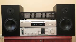 Kenwood KA 5X Kenwood DVF 5020 Pioneer GR 560 ELAC A R E S Alpha 6 [upl. by Keese588]