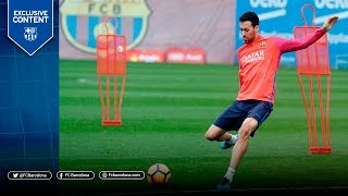 Training skills Sergio Busquets [upl. by Yoshi547]