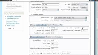 How to Calculate Canadian Payroll Tax Deductions  Guide [upl. by Durston]