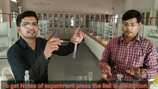 Class 12  Chemistry Practical Test of Alcohol [upl. by Evets63]