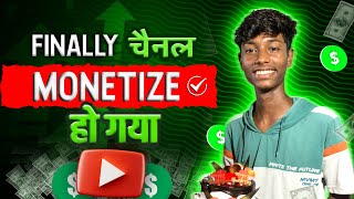 Finally Channel Monetize Ho Gaya🙏🤩😭 Ab paisa 💵 Aayega  ☺️🥰 [upl. by Dayir]