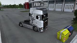 ETS2  AlgiersAL Dachser to Souk AhrasAL Arcese  Scania 520S  lowboy 12 t  March [upl. by Baylor]