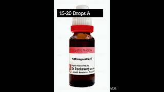 Dr Reckeweg Ashwagandha Mother Tincture Q  Homoeopathic Tonic  DrDeepa [upl. by Anayet589]