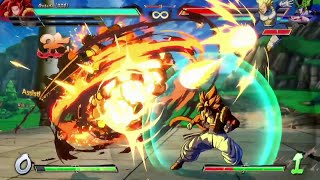 DBFZ SSJ4 Gogeta Combo Movie Showcase [upl. by Cornie]